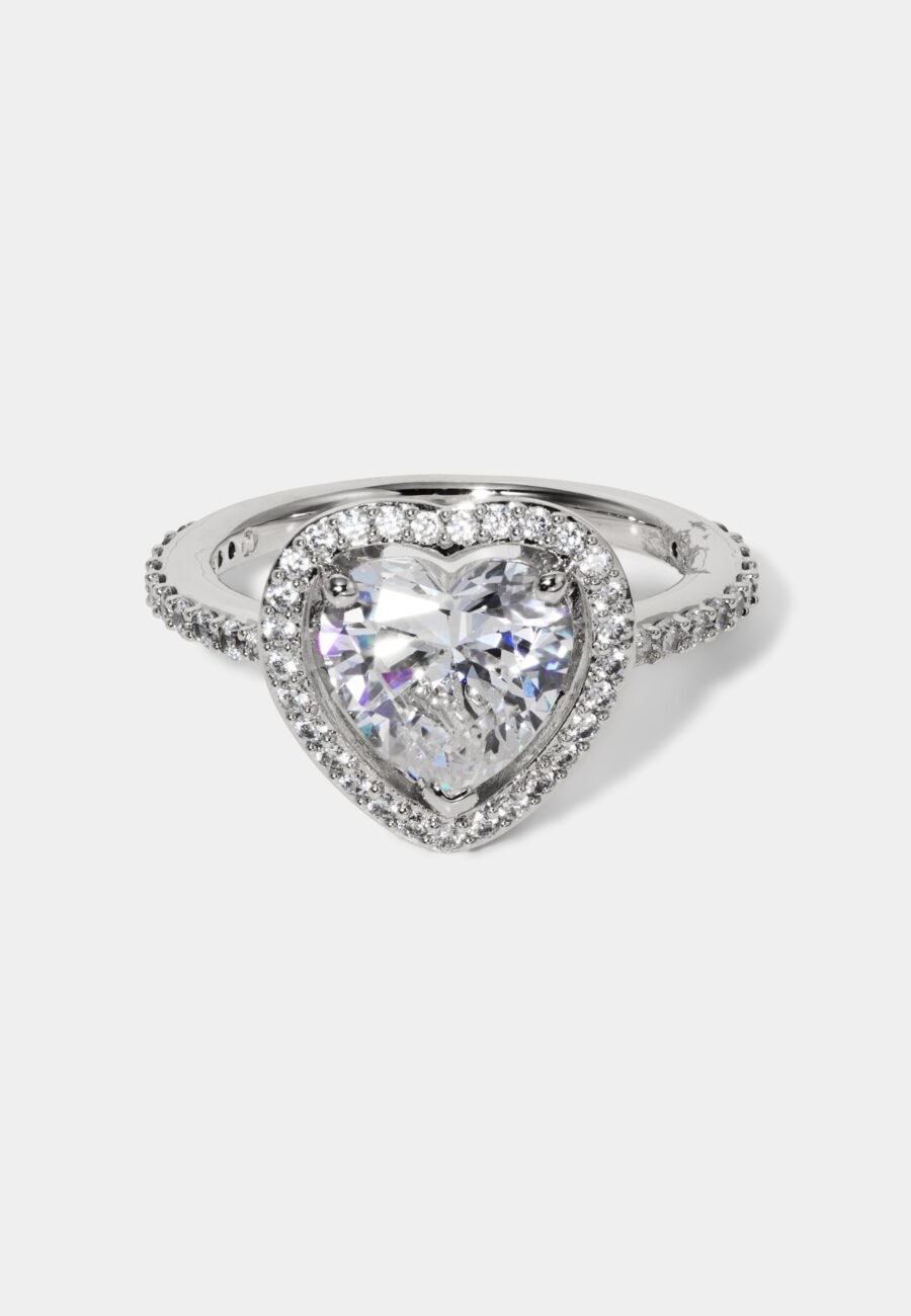LE BISOU HALO HEART RING
