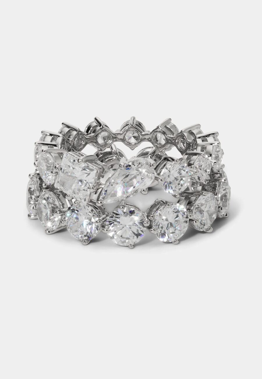 LUCIA MIXED CZ RING SET