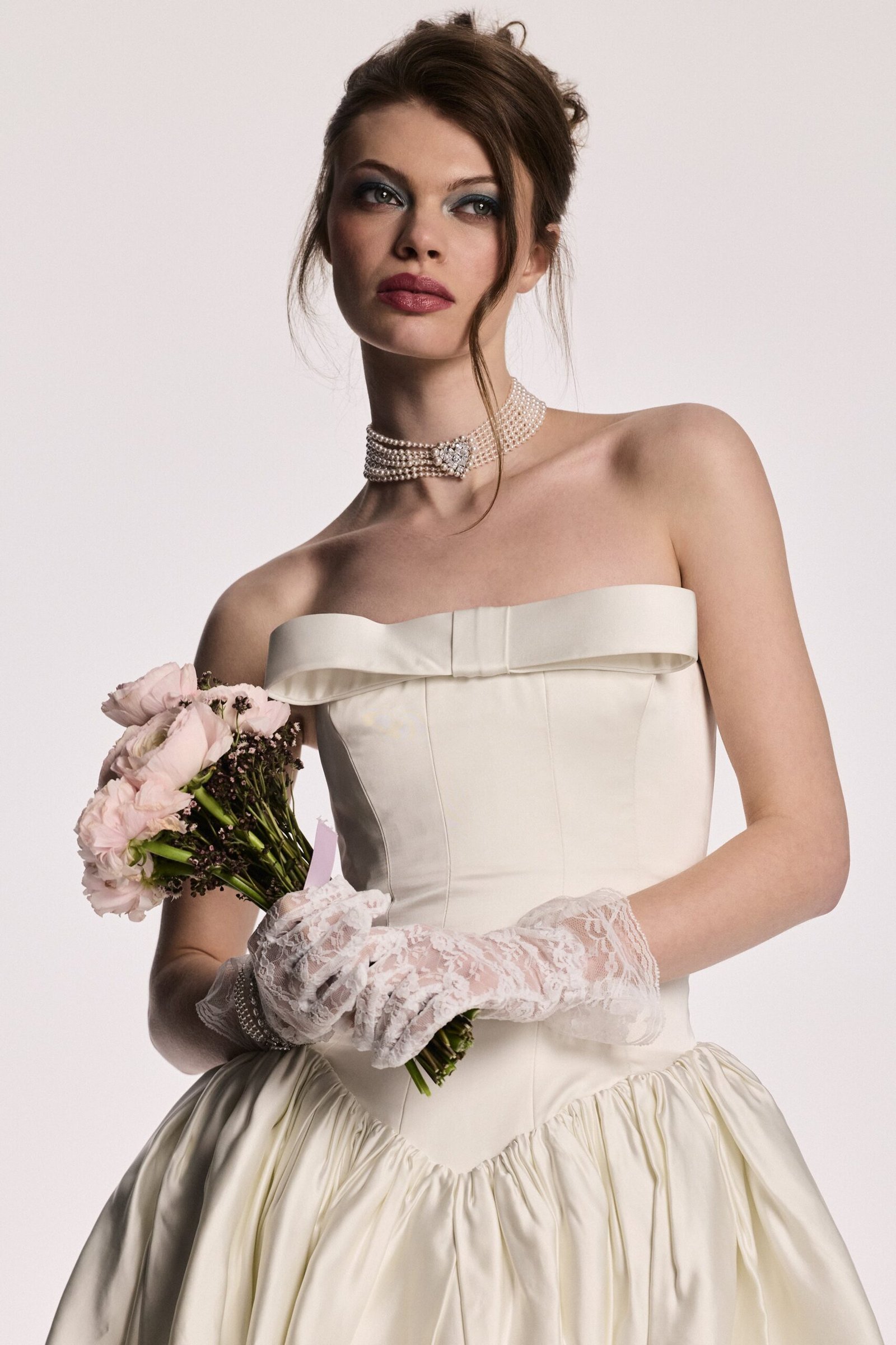 MATERIAL PEARL CHOKER NECKLACE - Image 4