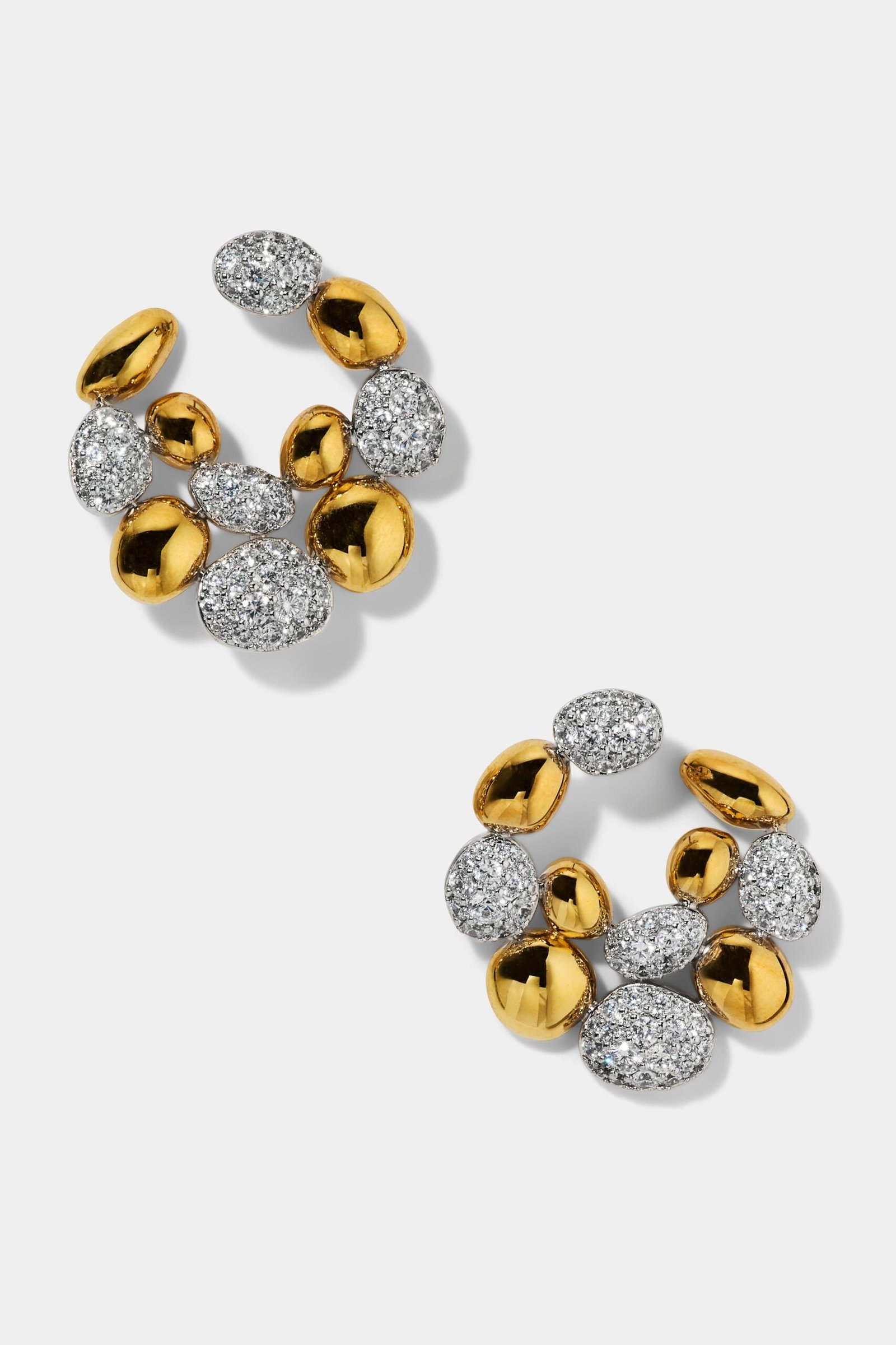 PEBBLES FRONTBACK HOOP EARRINGS
