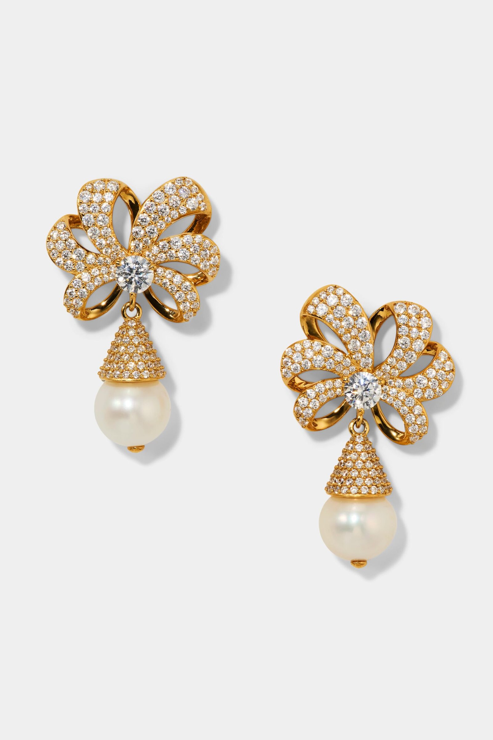 EROS PEARL DROP POST EARRINGS
