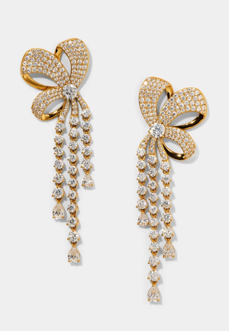 EROS RIBBON CHANDELIER EARRINGS