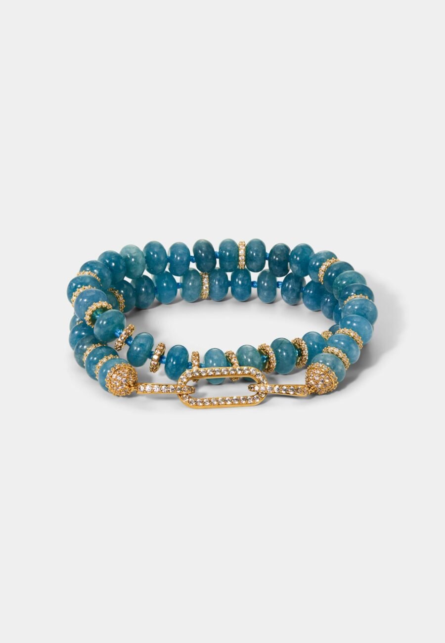 BOUJEE BEADS BLUE BRACELET